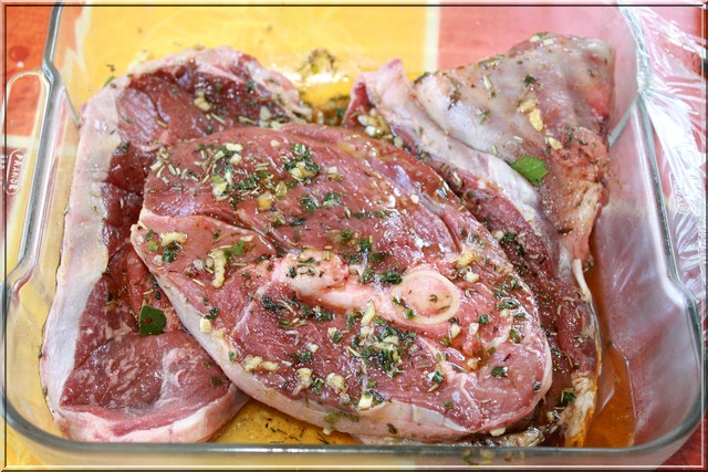 LA TABLE LORRAINE D'AMELIE: Gigot d'agneau mariné au massalé et aux