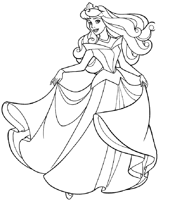 Princess Coloring Pages Printable Free