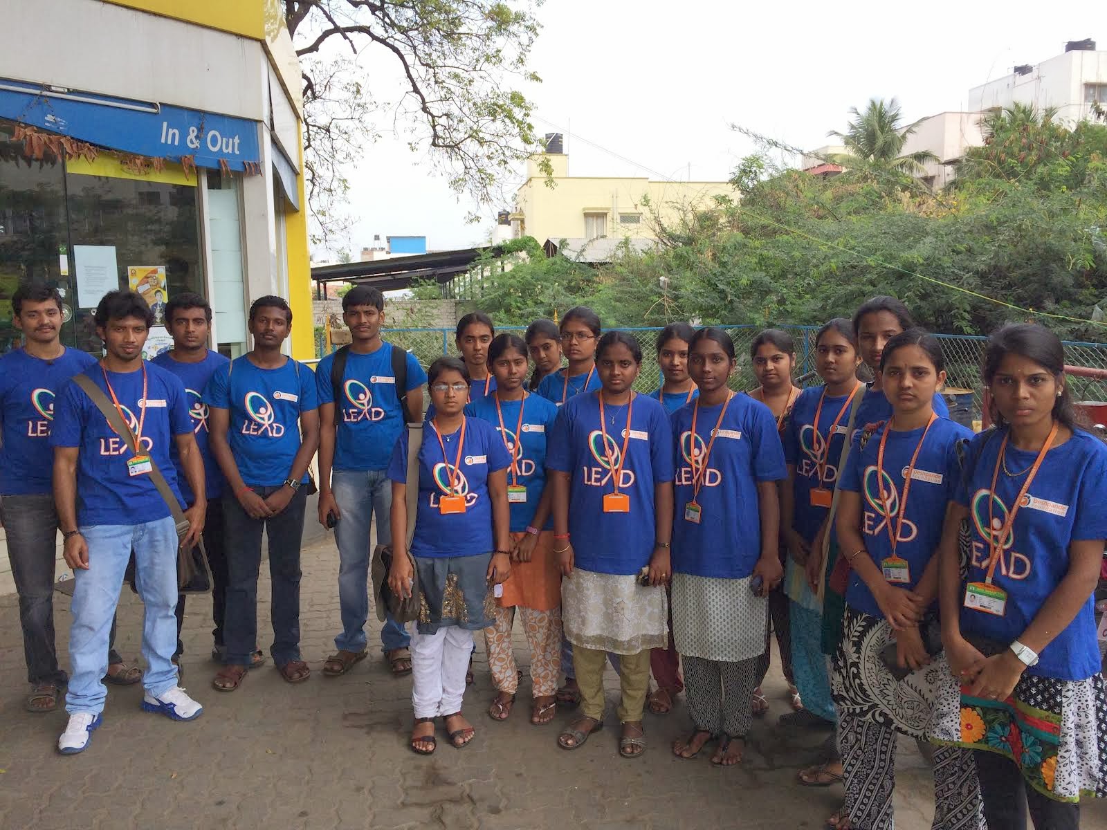 LEAD Coimbatore Students Place 1500 Stickers on Vehicle Headlights LEAD