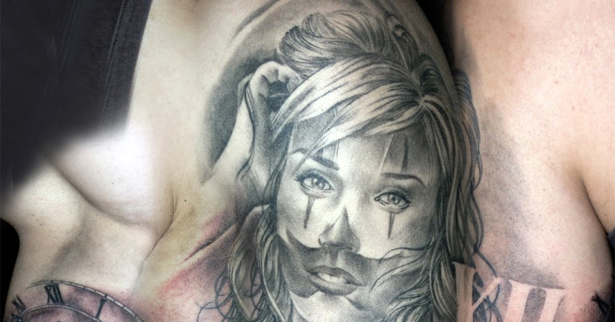 Cosafina Tattoo Carlos Art Studio Tatuaje Chica Chicana