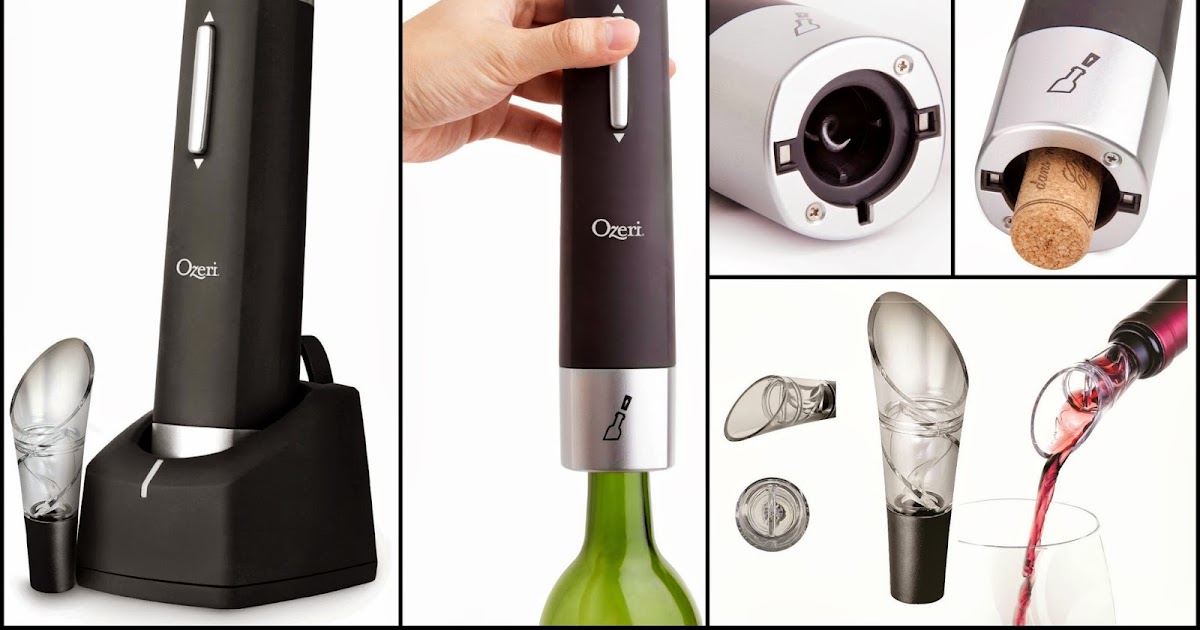 Stacy Talks & Reviews Ozeri Prestige Electric Wine Opener
