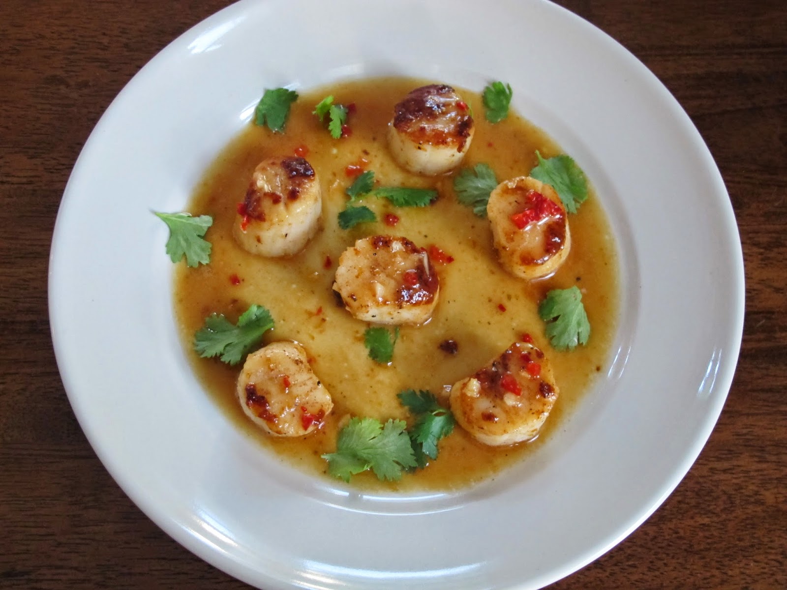 Kitchen Sink Diaries Sticky Asian Scallops