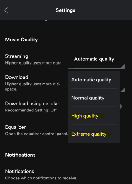 Cara atasi Spotify Android audio