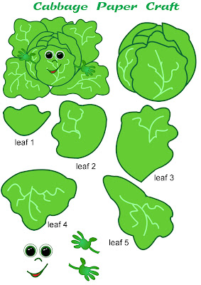 cabbage paper craft