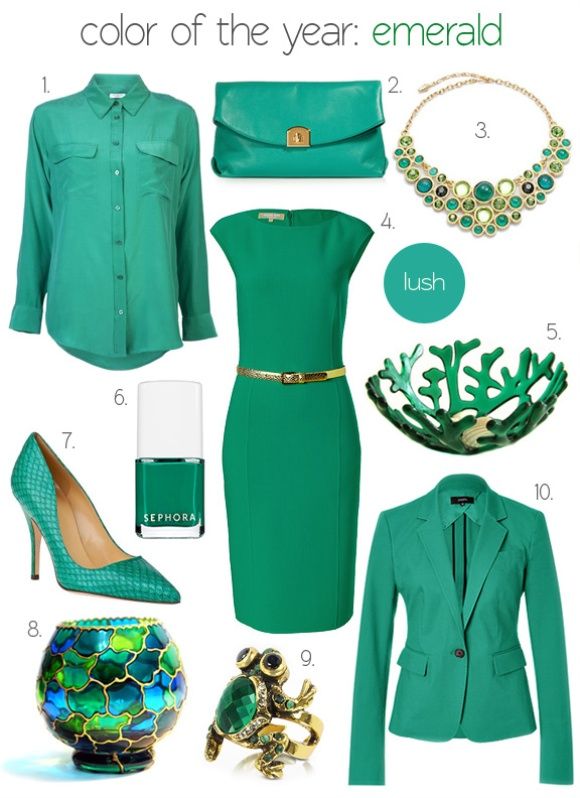 little black pearls: Color of the Year: Emerald
