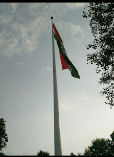 The third height flag pole in India,  Gandhi Mandap, Guwahati 