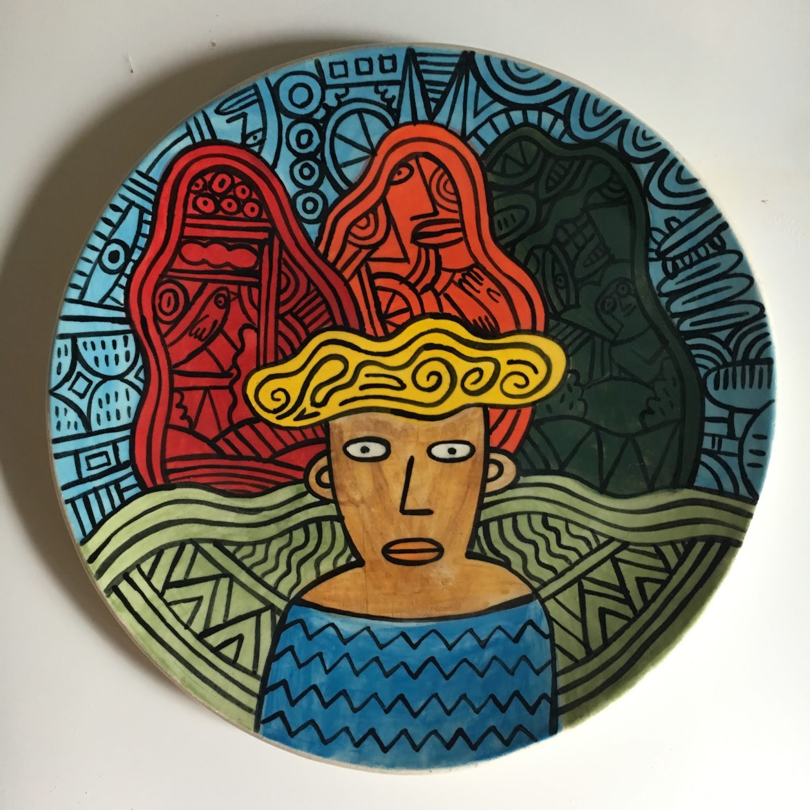 Kim Murton Bisque/ Glaze comparison