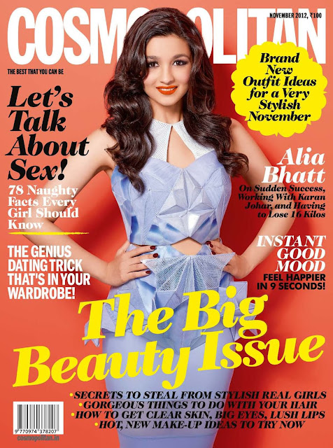 Alia Bhatt Cosmopolitan India 2012
