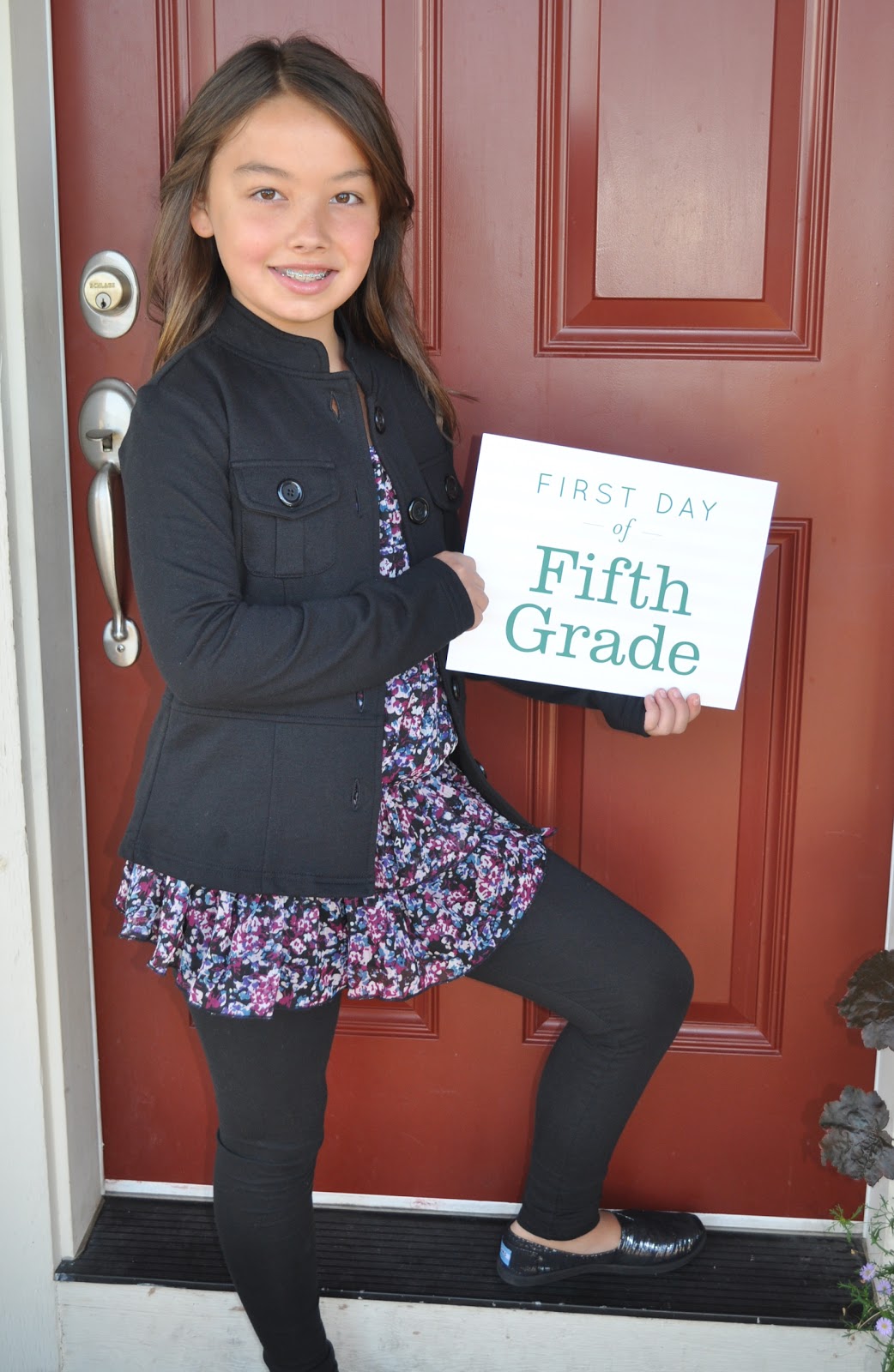 Stout Family Blog: First day of 5th grade