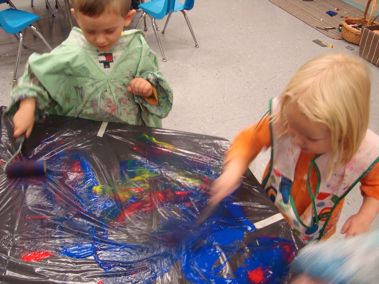 Joyful Learning in the Early Years Roller Painting and Print Making