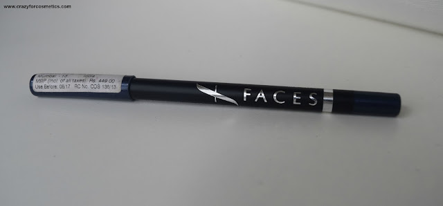 Faces Long Wear eye pencil in Navy Blue review