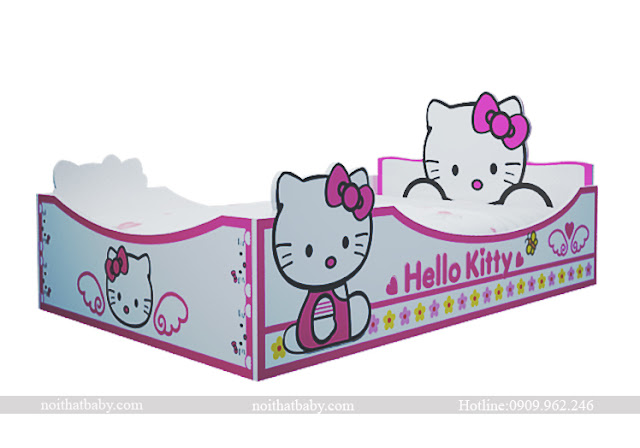 giường ngủ kitty cho bé gái