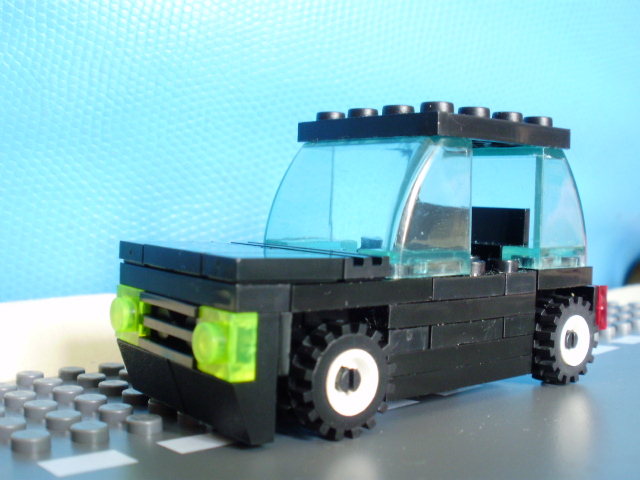 MOC LEGO pequeno carro citadino 4 wide