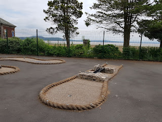 The Crazy Golf course at Promenade Park in Grange-over-Sands The Crazy Golf course at Promenade Park in Grange-over-Sands