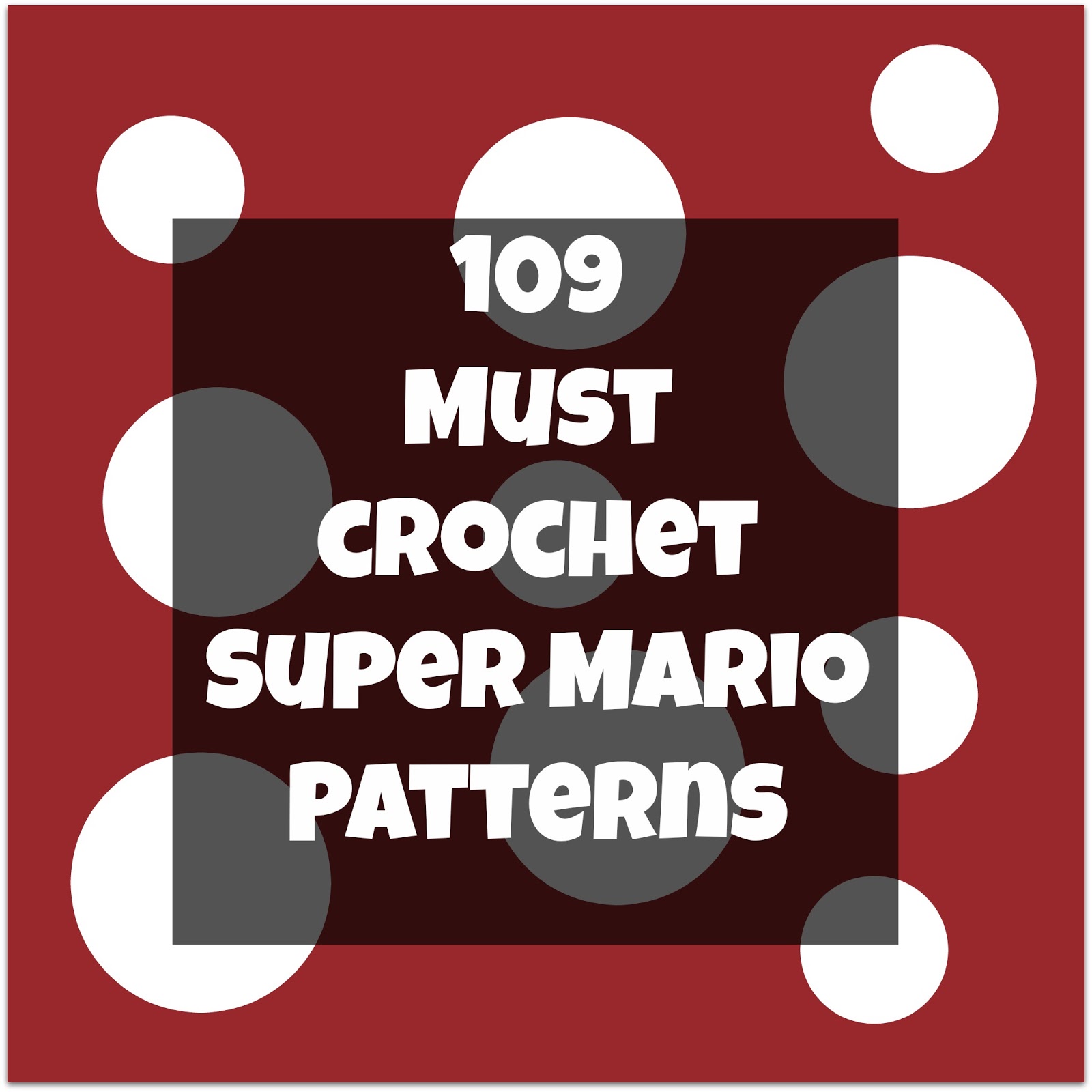 And She Games...: Must Try Crochet Super Mario Patterns
