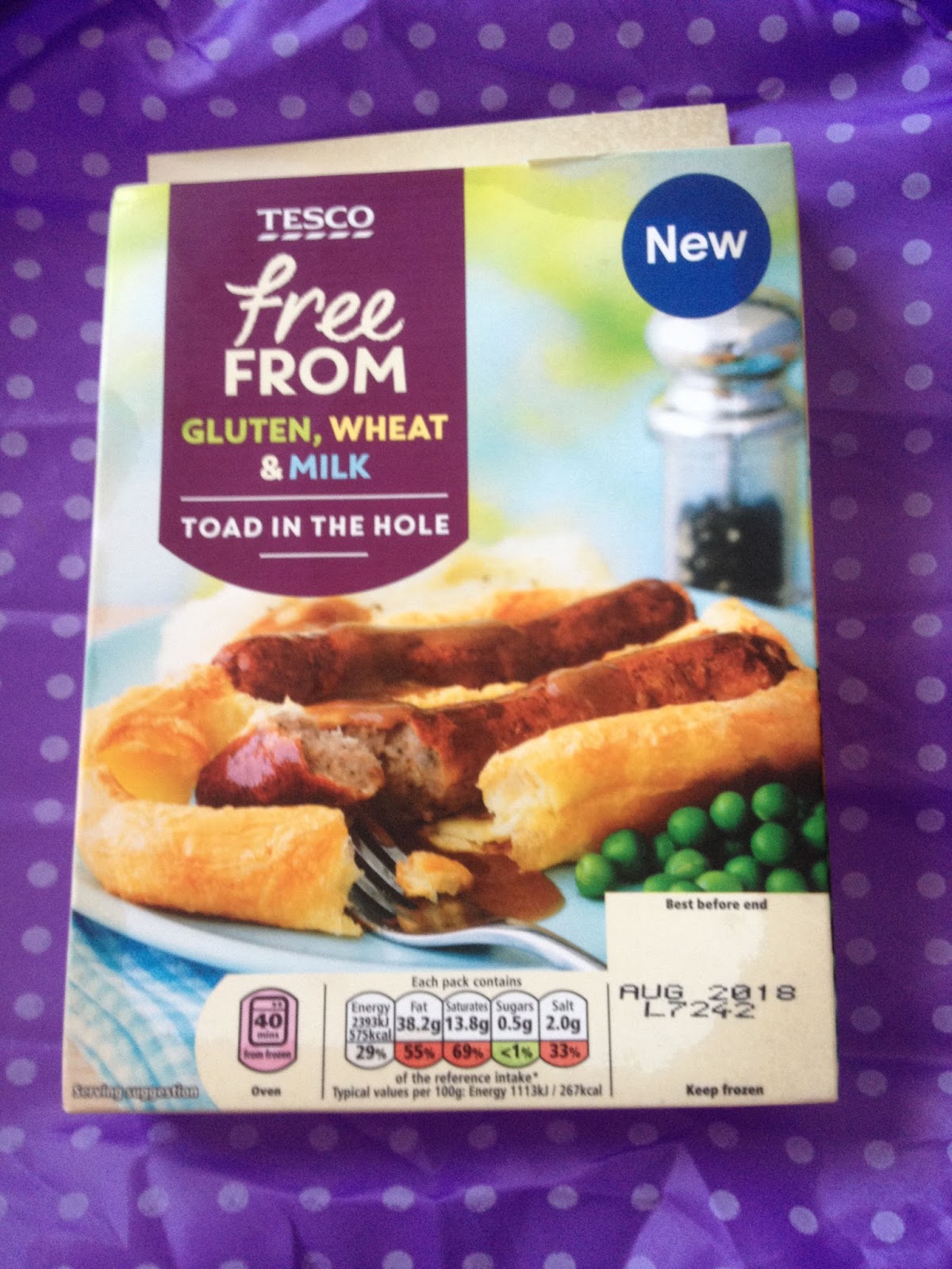 Free From G. Tesco Gluten Free Toad In The Hole
