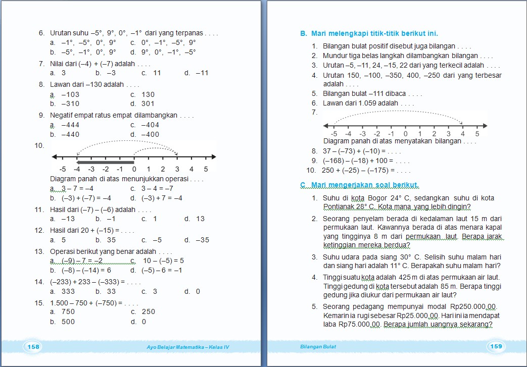 Soal Matematika Kelas 6 SD Bab 4 Mengolah dan Menyajikan Data Dan Kunci