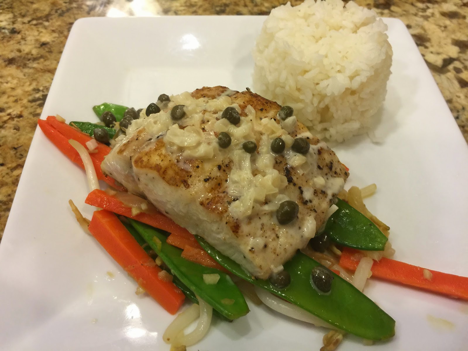GREAT EATS HAWAII MAHI MAHI WITH GARLIC CREAM SAUCE