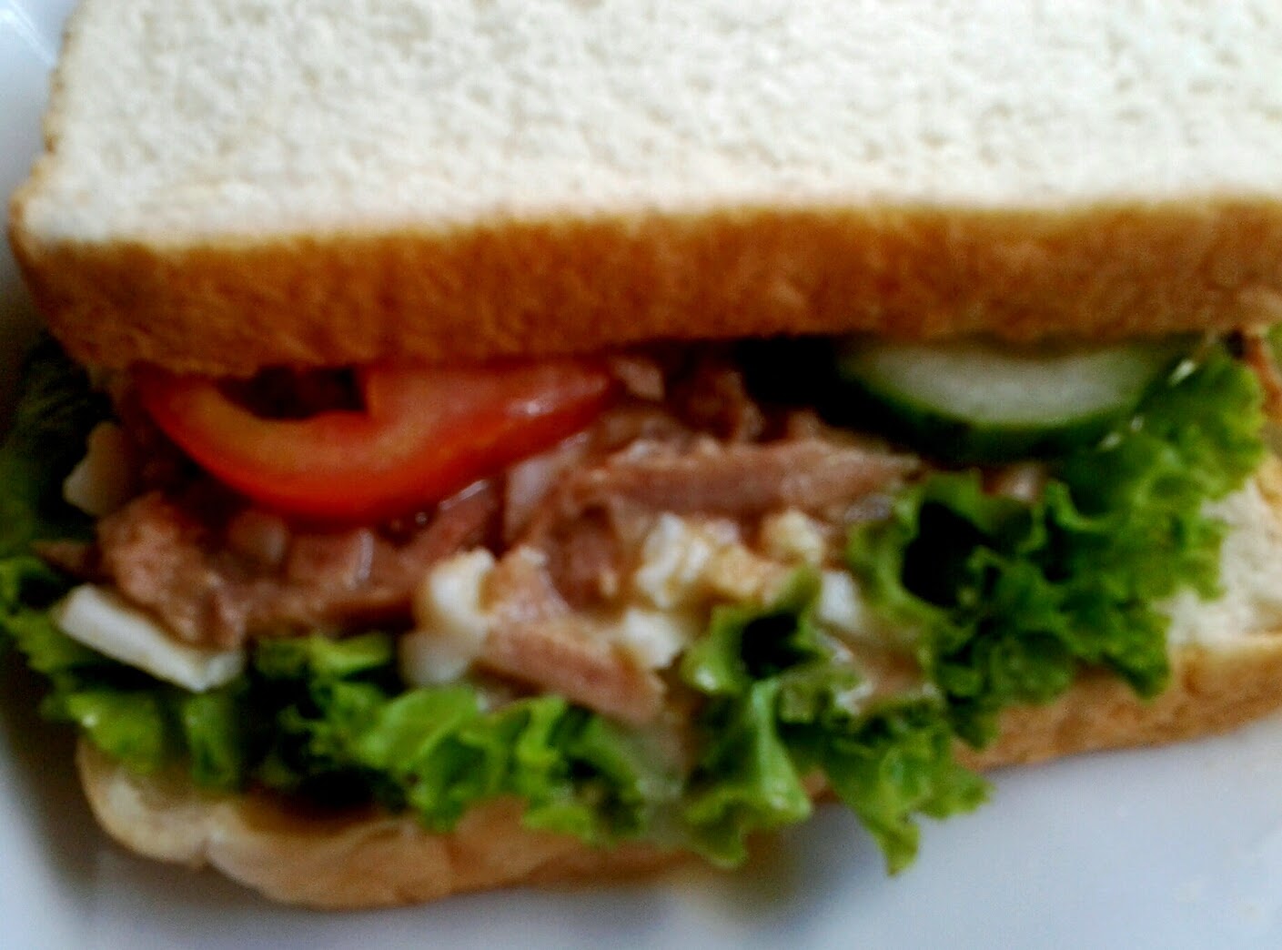 Tuna and Egg Sandwich