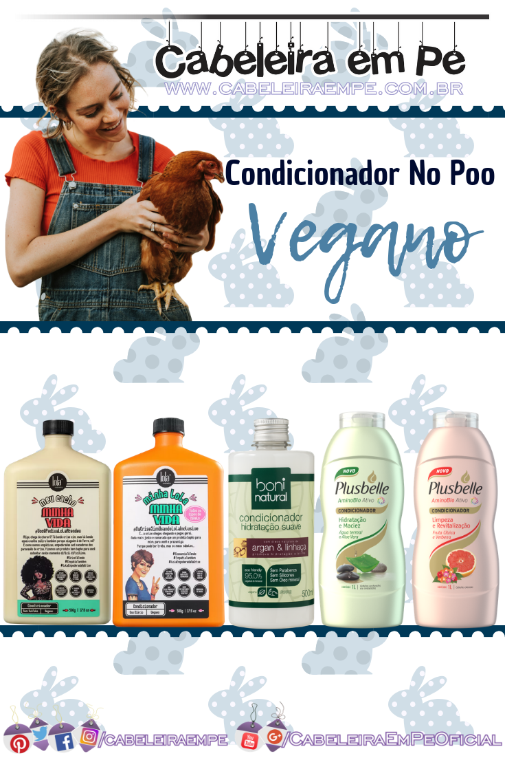 Condicionadores liberados para Low Poo e No Poo (Lola, Boni Natural e Plusbelle) - Cosméticos Veganos Baratos