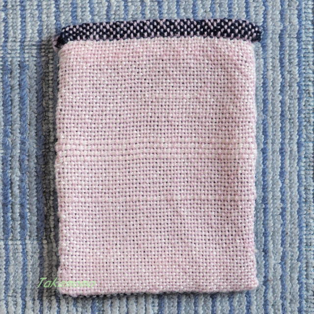 織美絵で二重織り+綾織り たけもも織り編み日記
