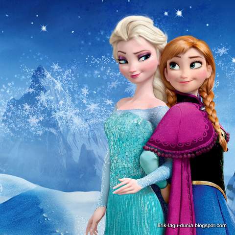 Gambar Lirik Lagu Frozen
