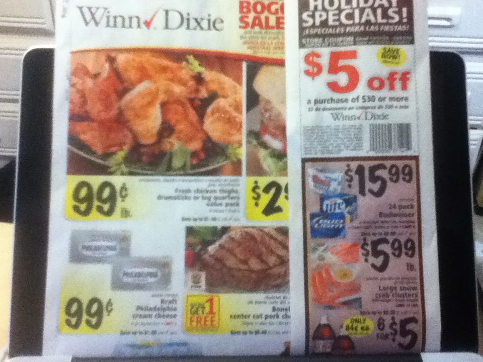 CouponLiaison: Winn-Dixie $5 off $30 Store coupon available.