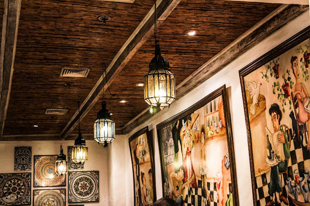 The Amazing Interior of Cafe Mediterranean