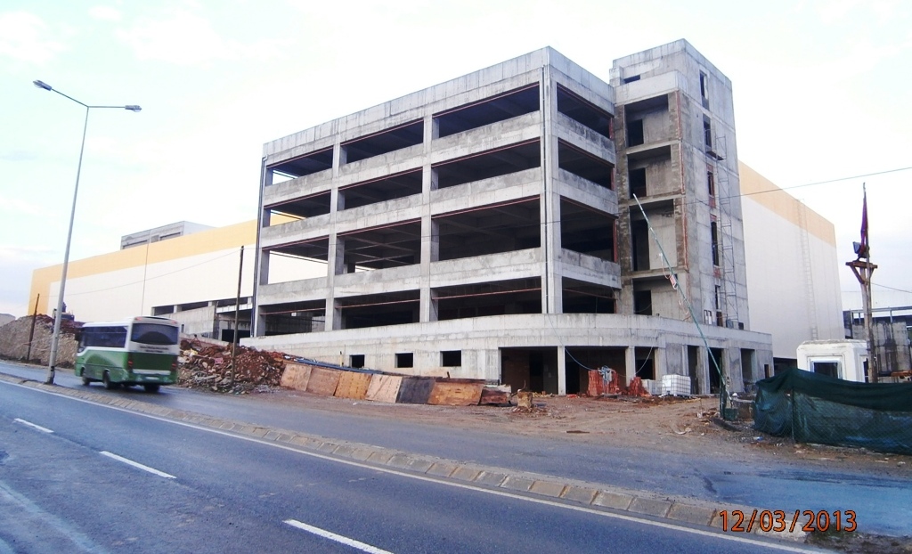 SUNMAN LOJİSTİK MERKEZİ İNŞAATI: 12 Mart 2013 Salı