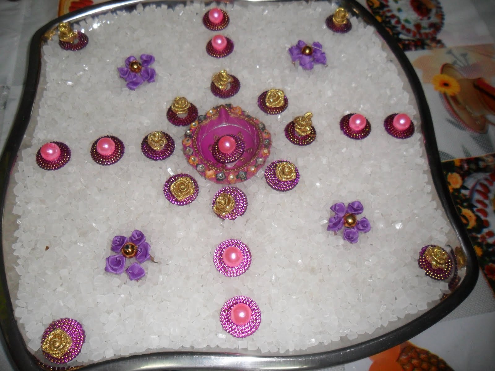 Engagement Plate Decorations