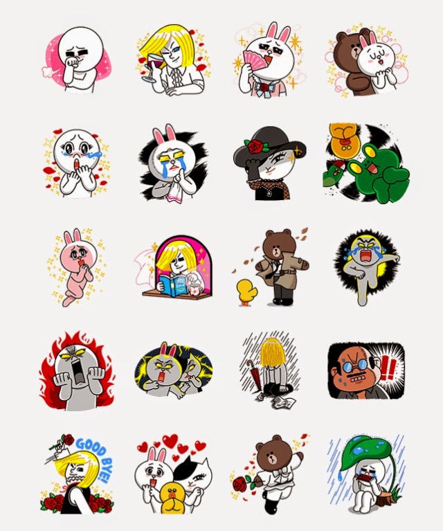 LINE Stickers Community: Free line stickers -LINE Characters: Burning ...