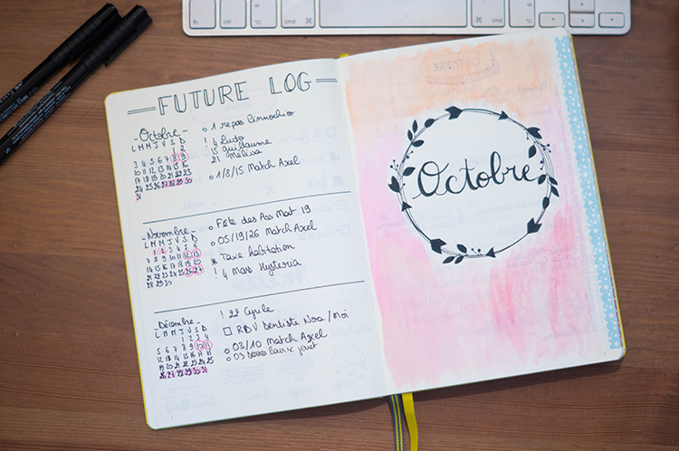 Dans mon Bujo - Octobre | Le blog de Lau Demoizelle