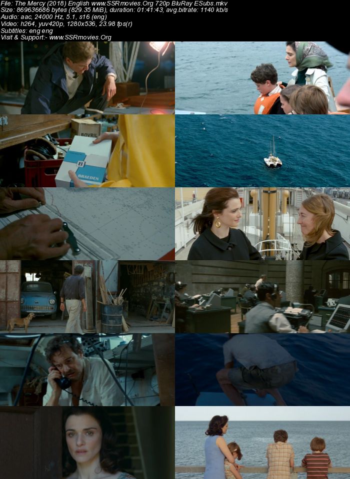 The Mercy (2018) English 720p BluRay