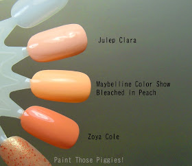 Paint Those Piggies!: Post and Video-My Favorite Orange Nail Polishes