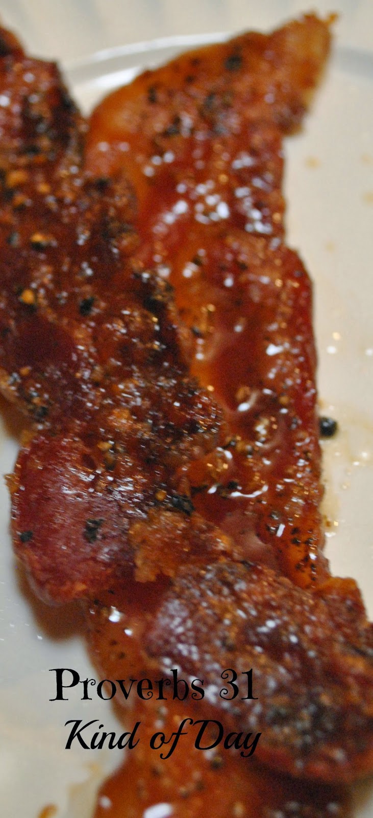 Peppered Candied Bacon