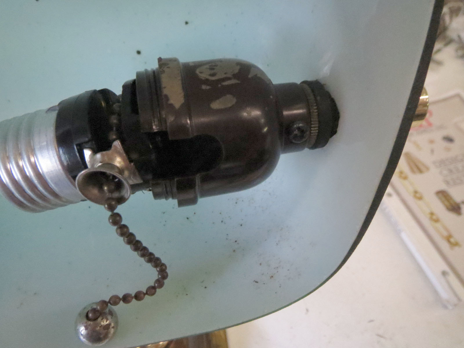 Lamp Parts and Repair Lamp Doctor Banker's Lamp Pull Chain Socket Repair