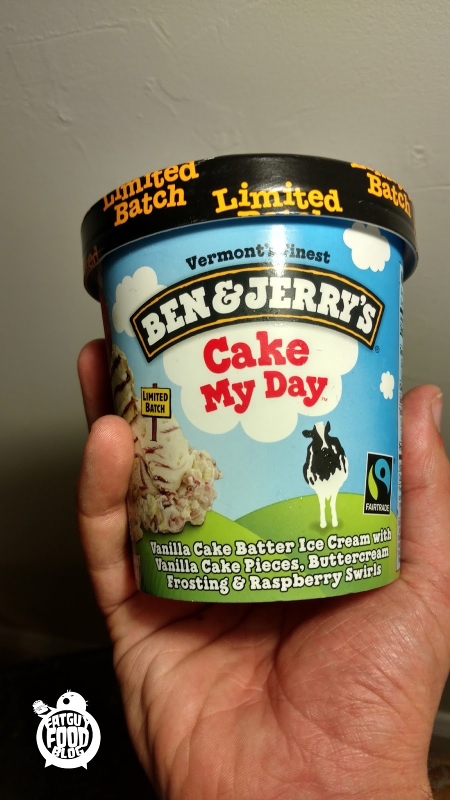 FATGUYFOODBLOG Ben &amp; Jerry�s Limited Batch Cake My Day!