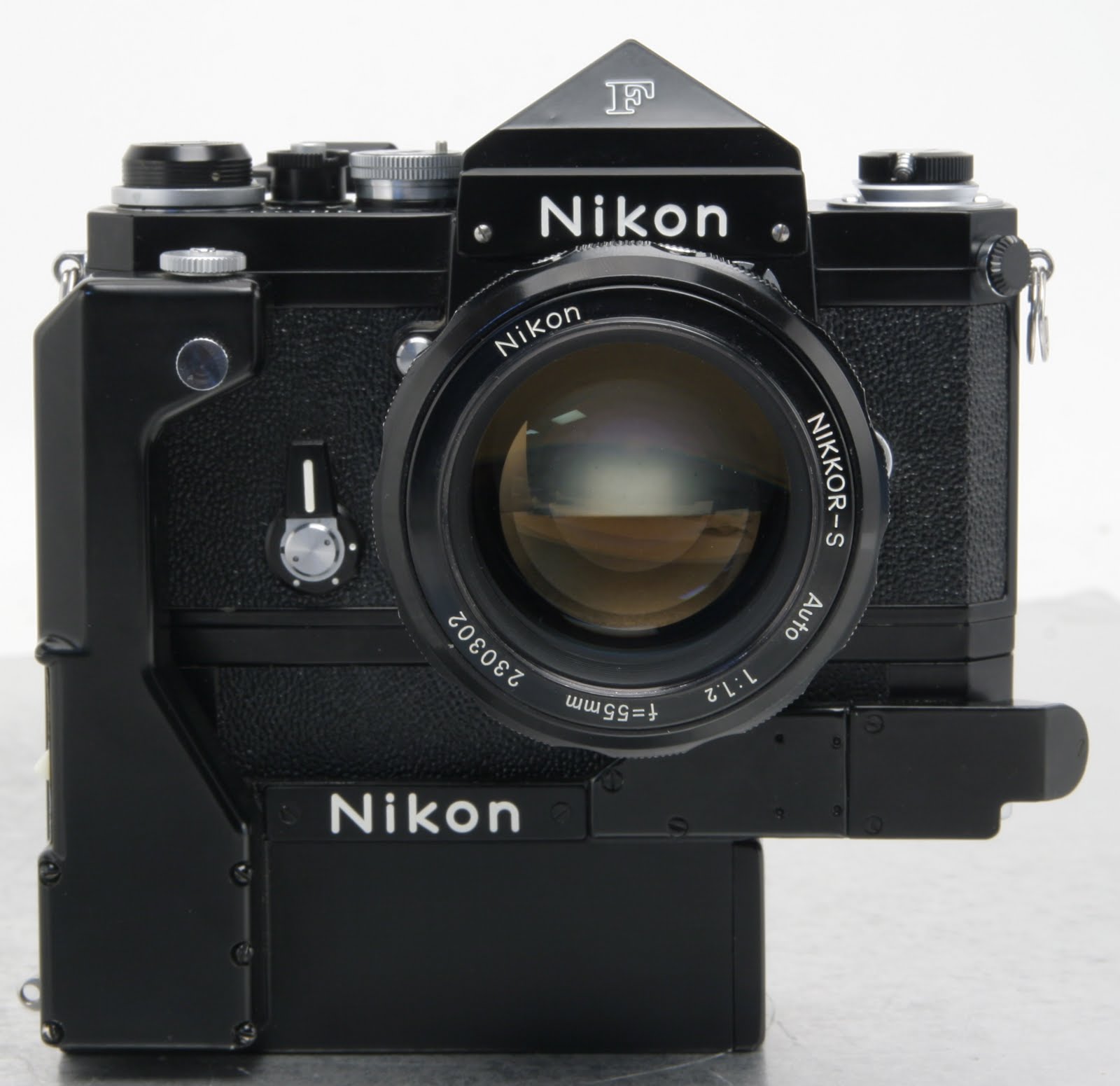 100 cameras 1 Nikon F Apollo with 50mm 1.2 and motor drive