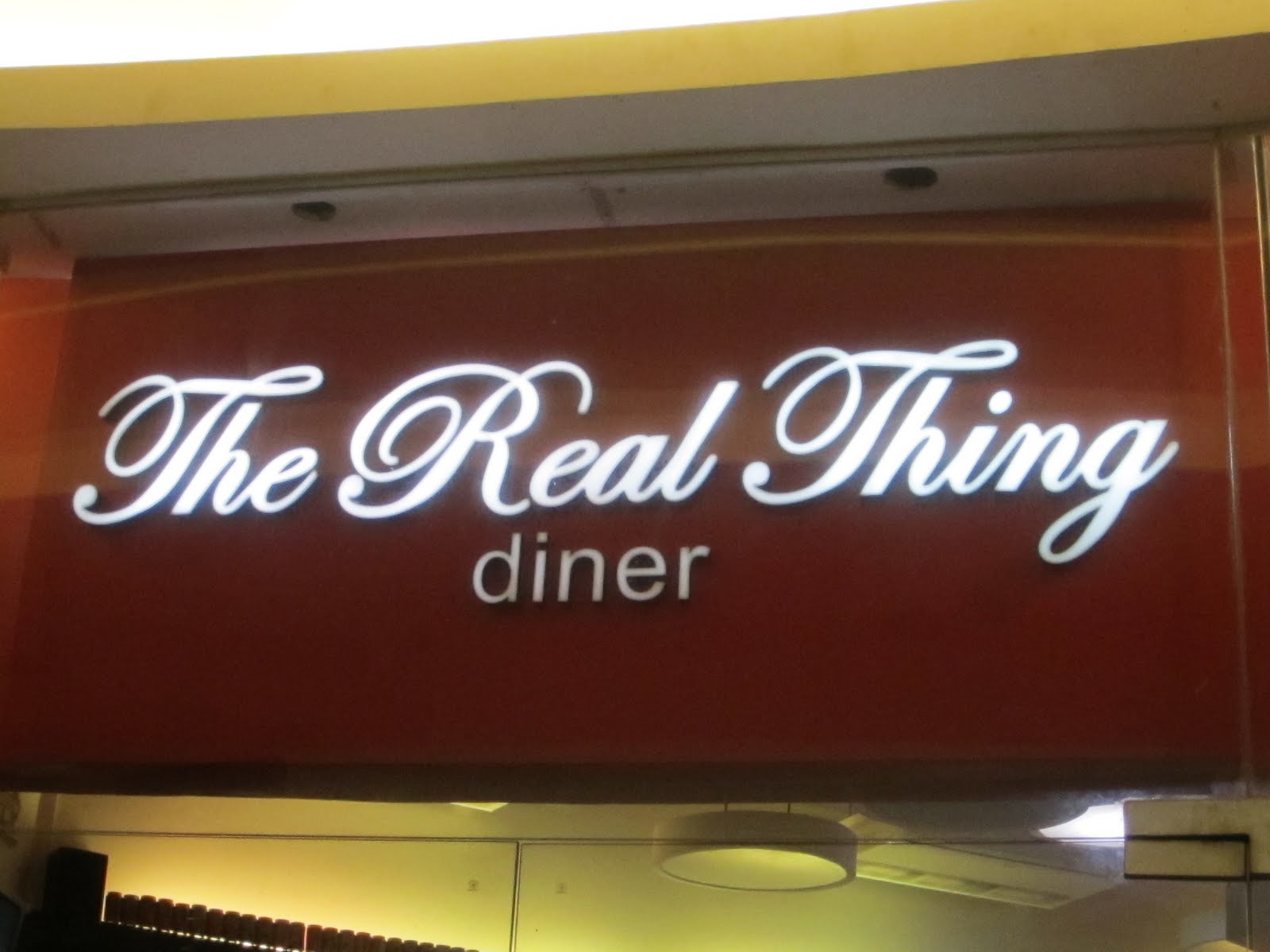 The Real Thing Diner- It's the Real Thing | BERYLLICIOUS- A Food ...