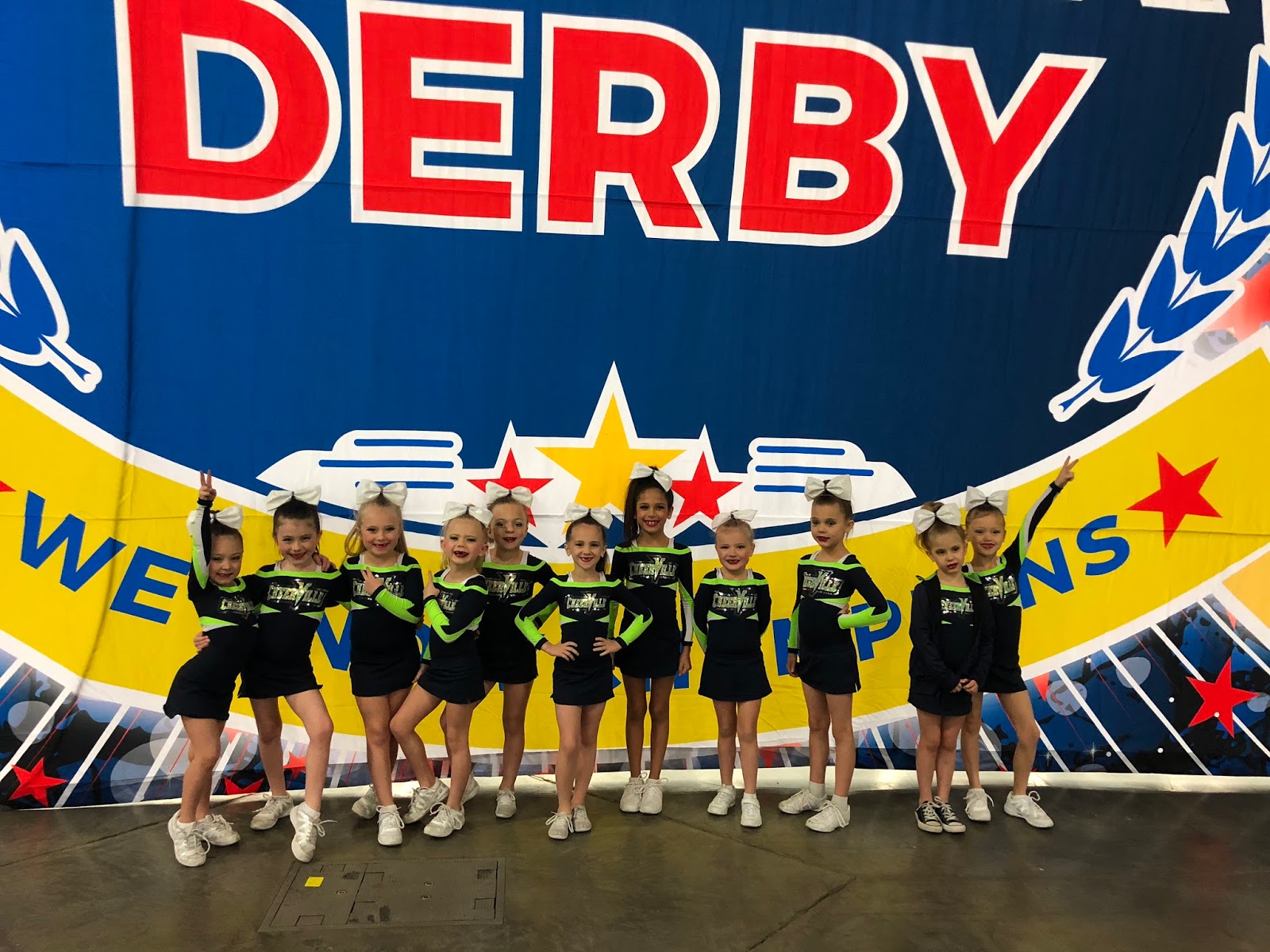 Growing Family Robinson Cheer Derby