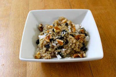 Domestic Divas Blog: Blueberry Coconut Breakfast Quinoa (Gluten Free)