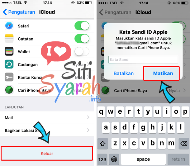 ciri iPhone kena iCloud