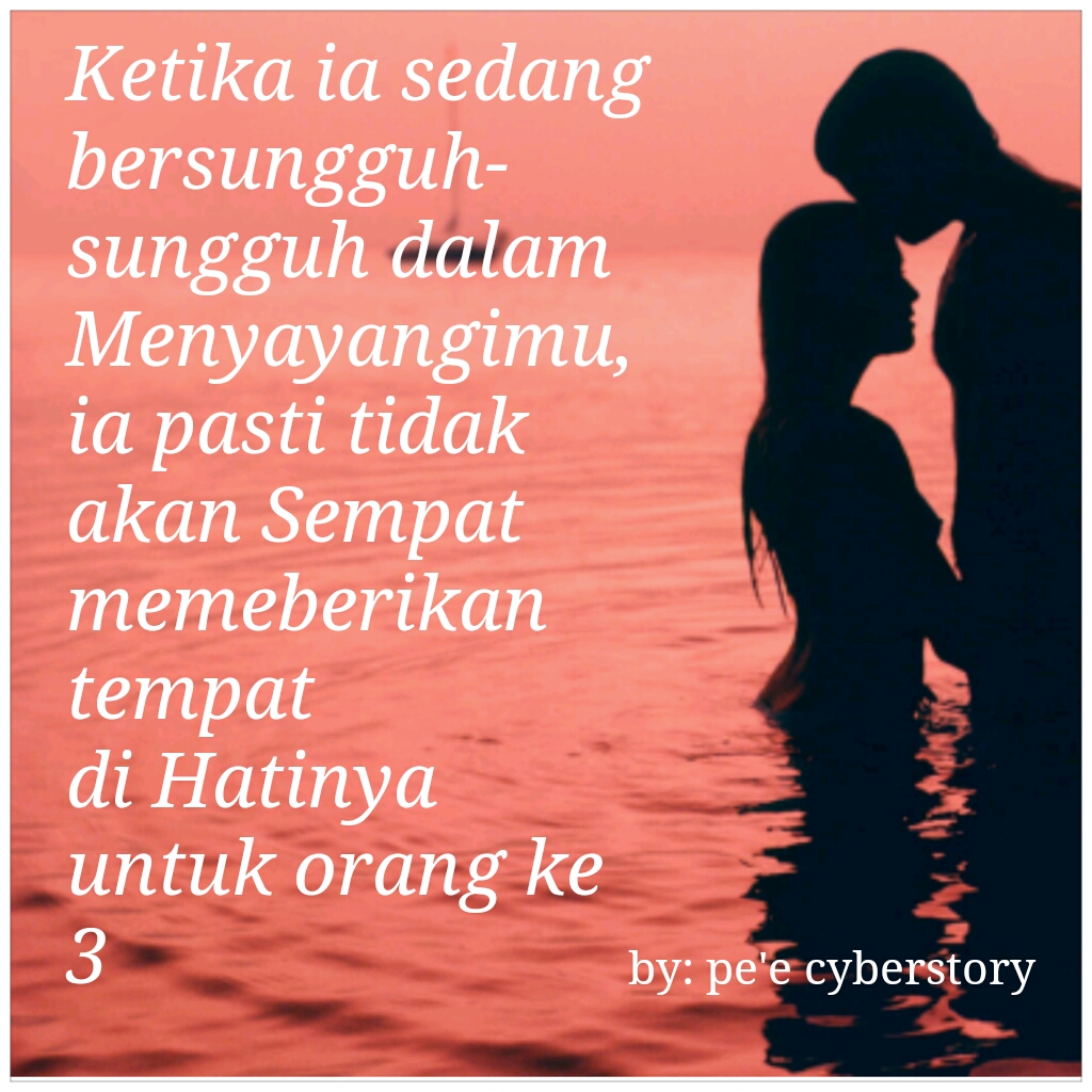 gambar kata bijak cintai aku apa adanya