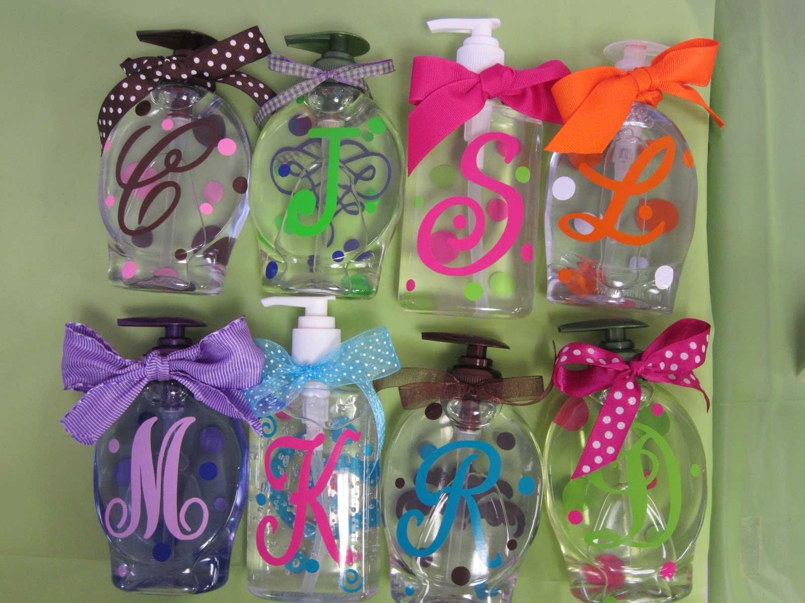 WhatACuteIdea! Personalized Hand Soap and Sanitizer Bottles