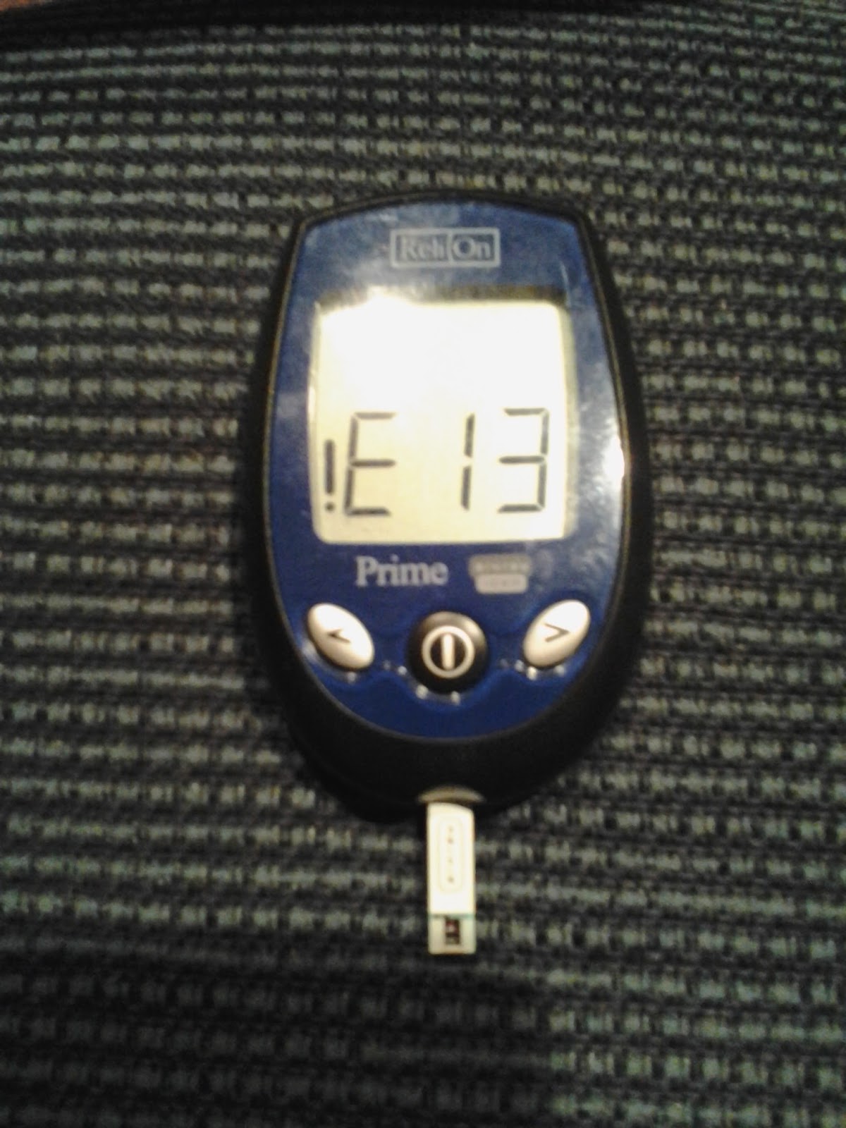 Villainous Type 2 Diabetes Dreaded Error Message on Glucose Meter