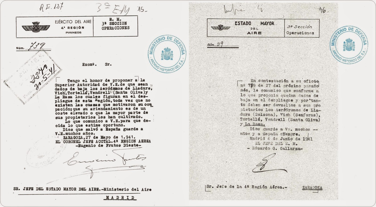 Aviación en Soria durante la Guerra Civil Campo de aviación Burgo de