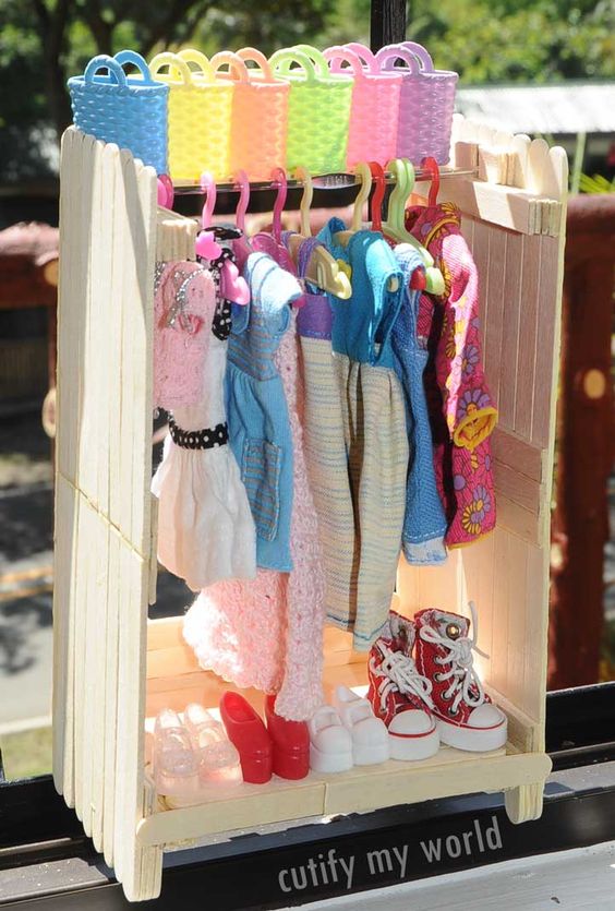 Pin on Doll clothes hangers