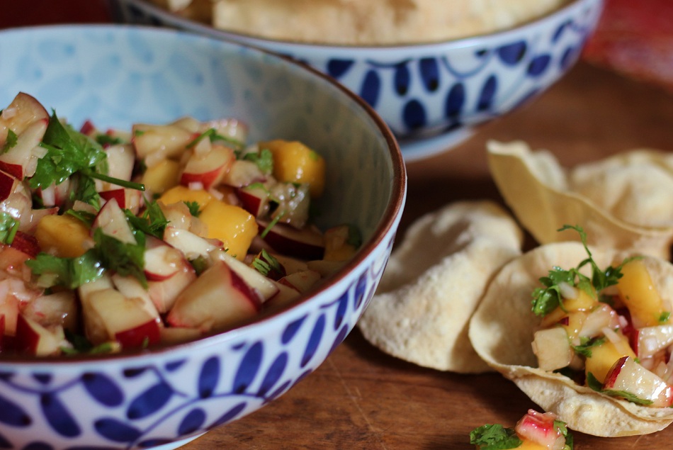 Three Bears Melbourne Nectarine & Mango Salsa