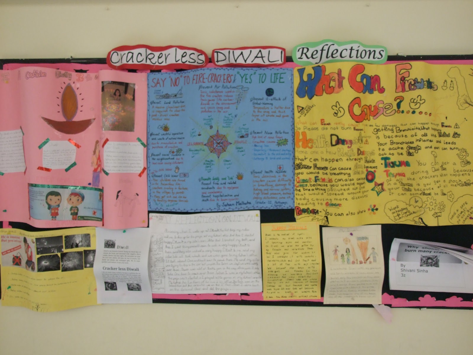 The INQUIRERS Grade 3z Reflections Celebrating crackerless Diwali