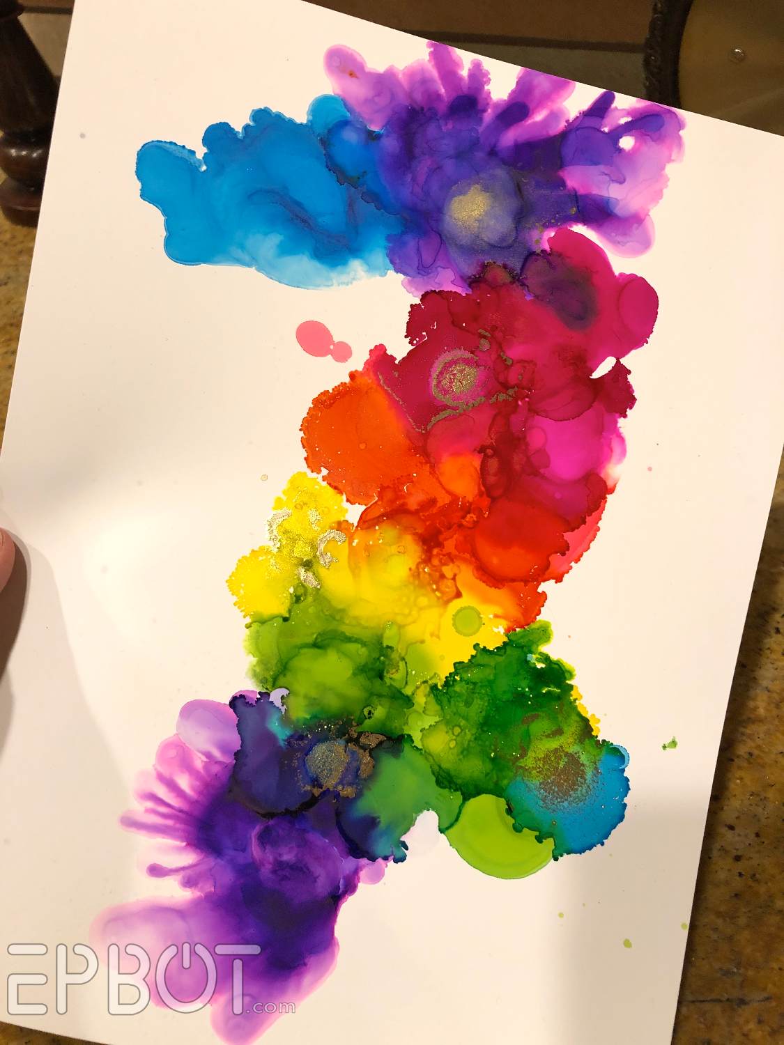 EPBOT: Let's Make Some Alcohol Ink Art!